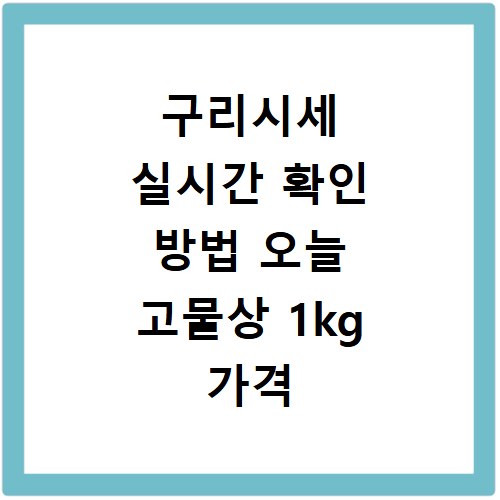 구리시세 실시간 확인 방법 오늘 고물상 1kg 가격 손해 없이 팔기